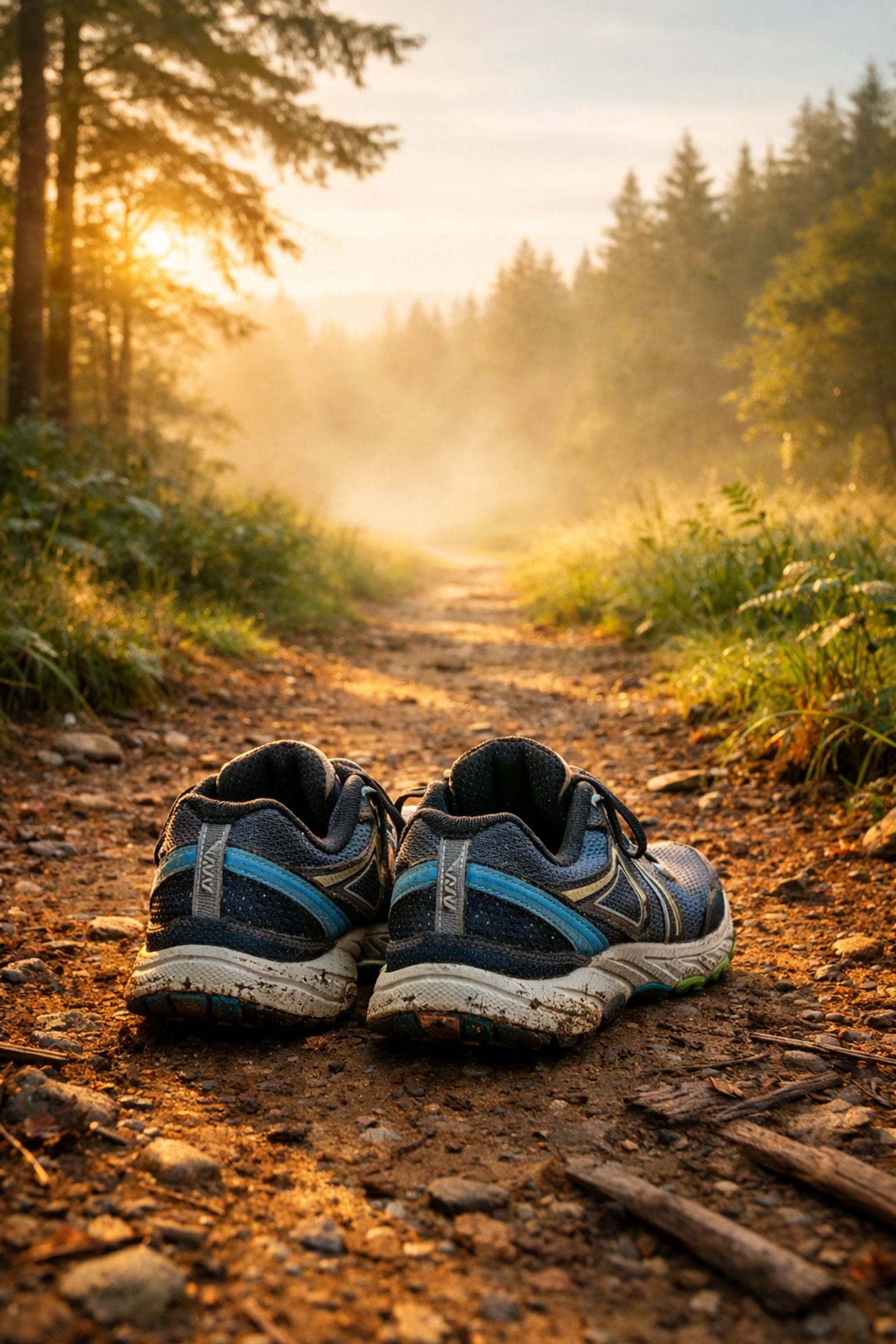 Futócipők erdei ösvényen - testmozgás segít a potencia visszanyerésében