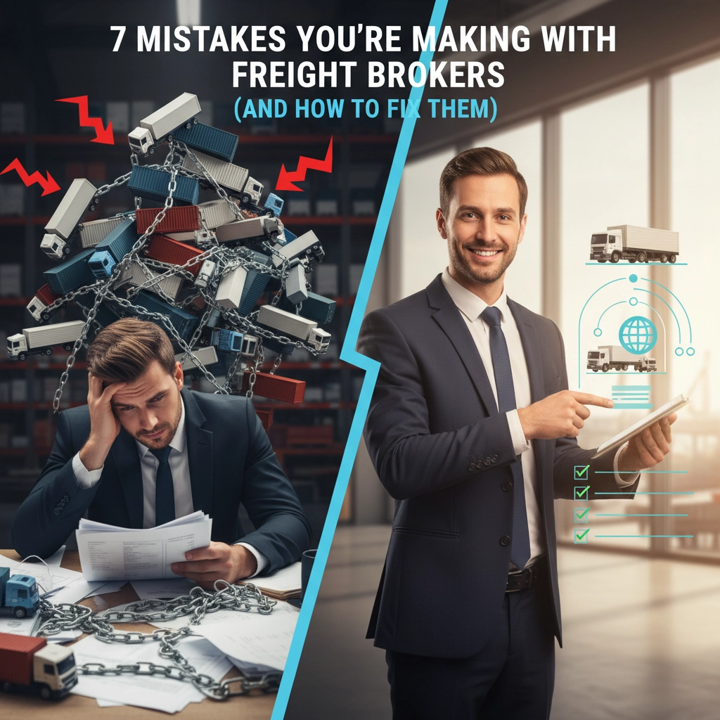 7 Mistakes You are Making with Freight Brokers (and How to Fix Them)