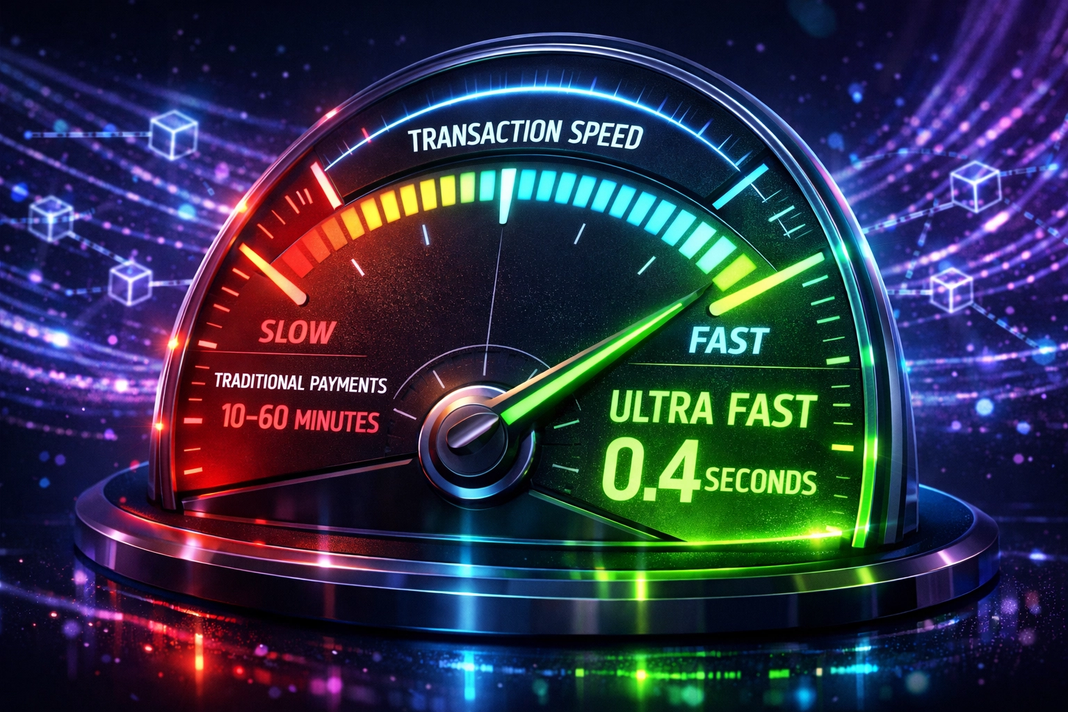 Transaction speed comparison: LUSD instant payments vs traditional crypto delays