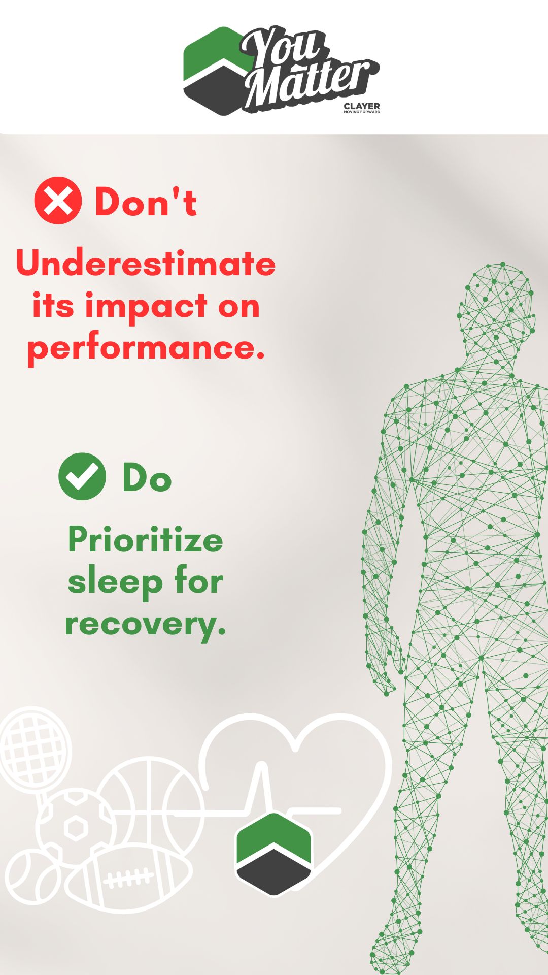 CLAYER on Sleep and Recovery