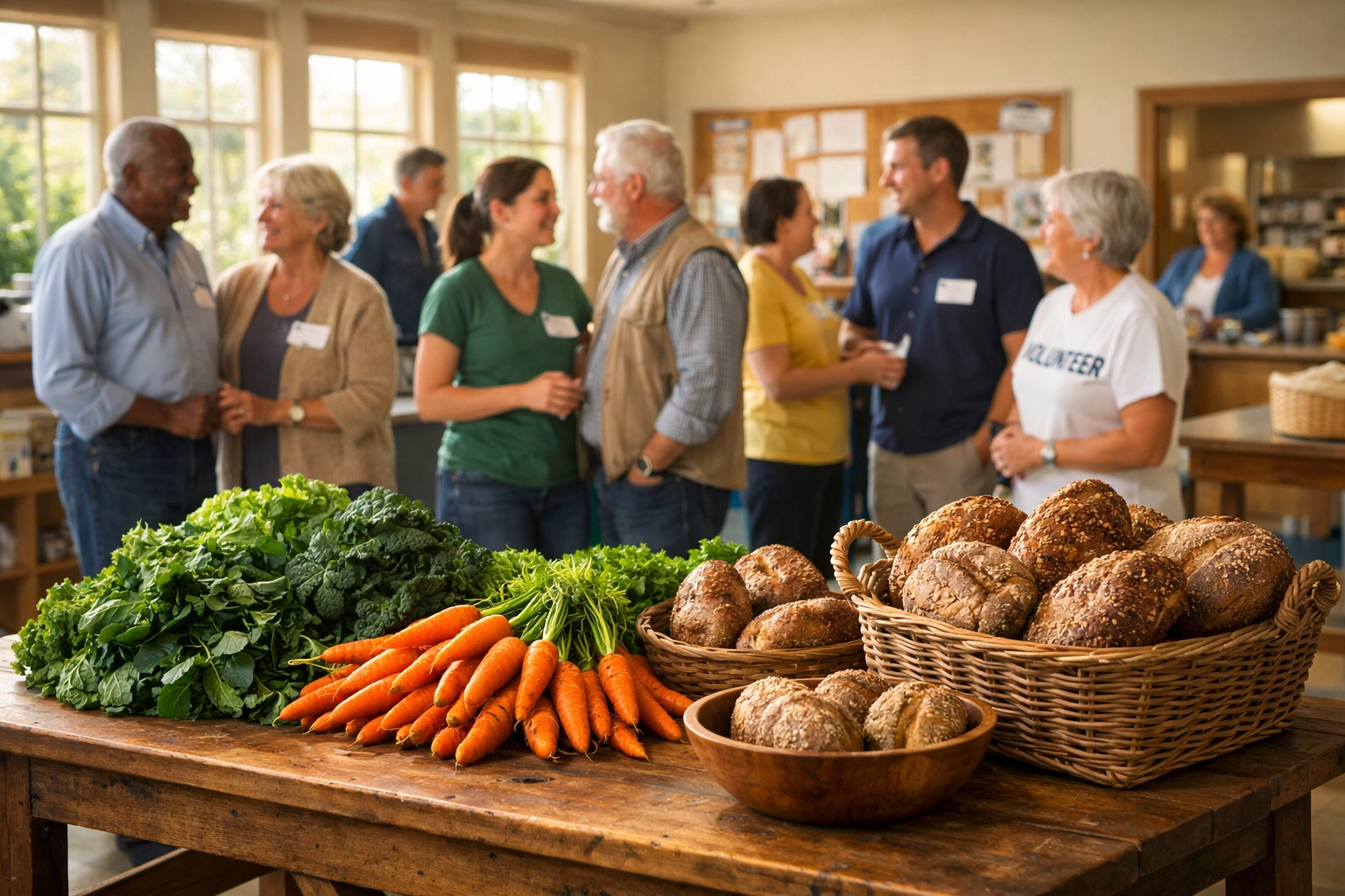 Fresh produce and community support through emergency food assistance in New Jersey for local families.