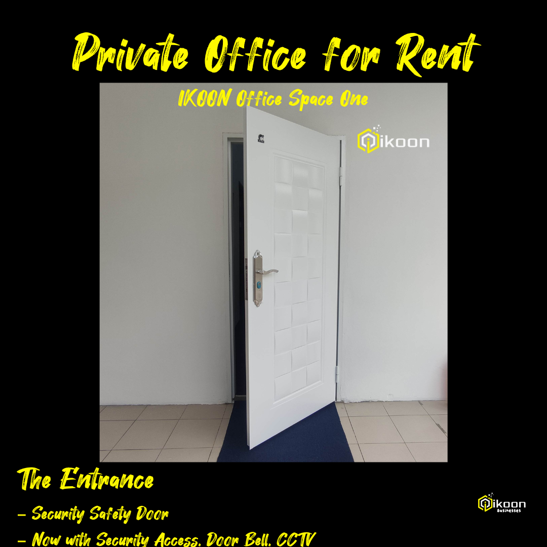 Secured Entrance at IKOON Office Space One