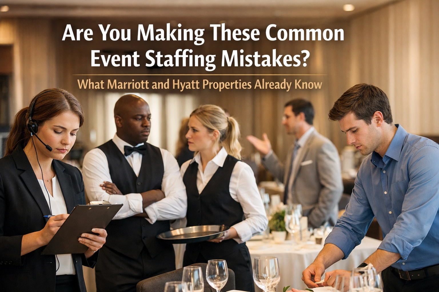 [HERO] Are You Making These Common Event Staffing Mistakes? What Marriott and Hyatt Properties Already Know
