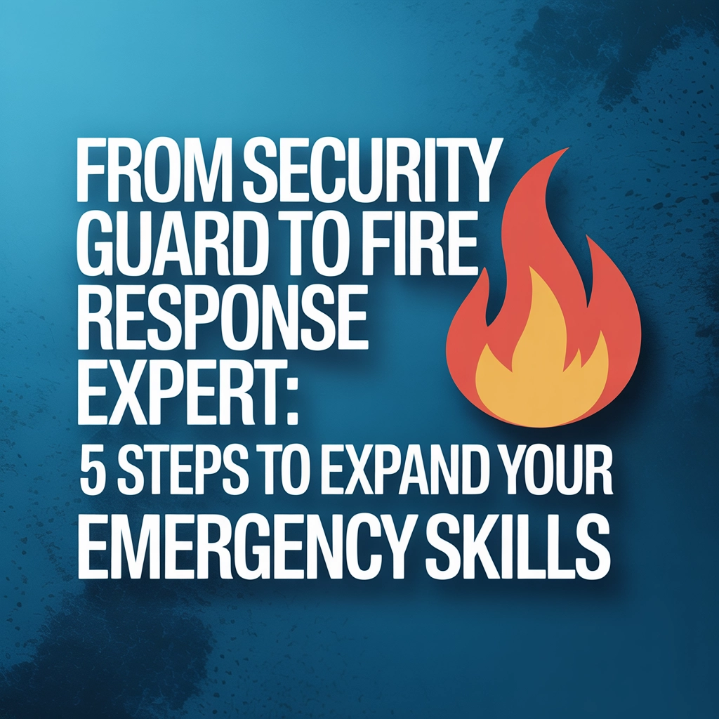 From Security Guard to Fire Response Expert: 5 Steps to Expand Your Emergency Skills