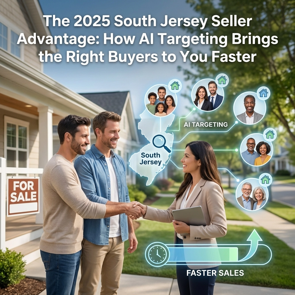 AI-powered real estate dashboard with South Jersey map AI-powered real estate dashboard with South Jersey map