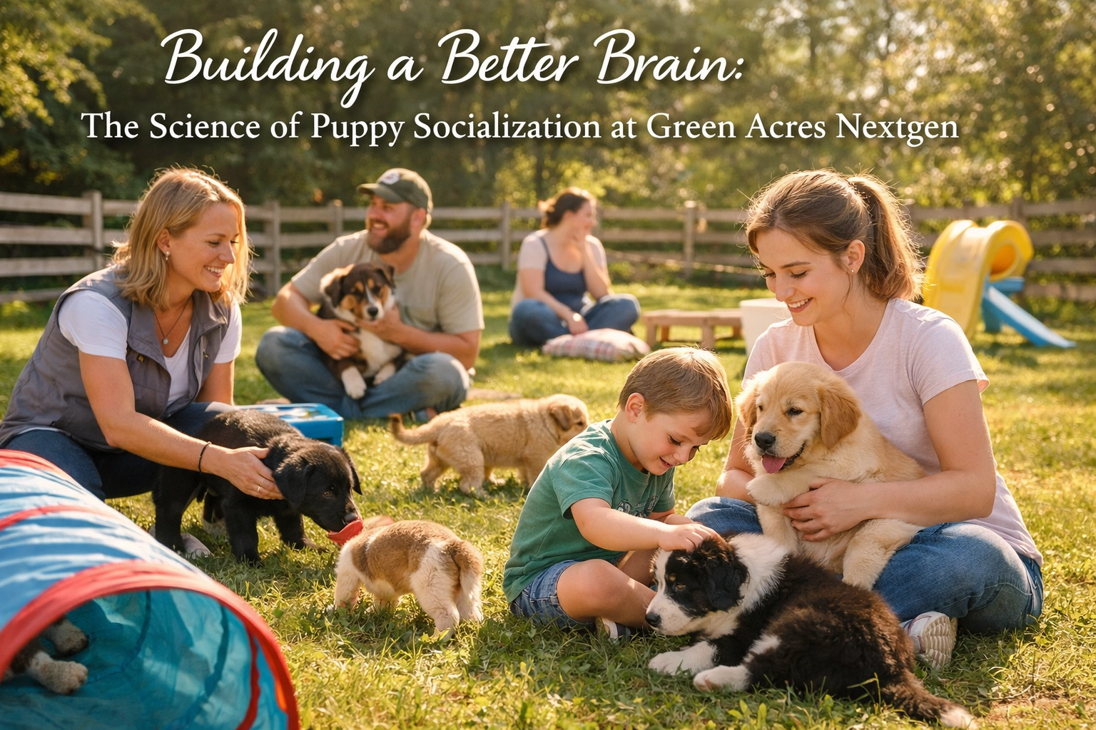[HERO] Building a Better Brain: The Science of Puppy Socialization at Green Acres Nextgen