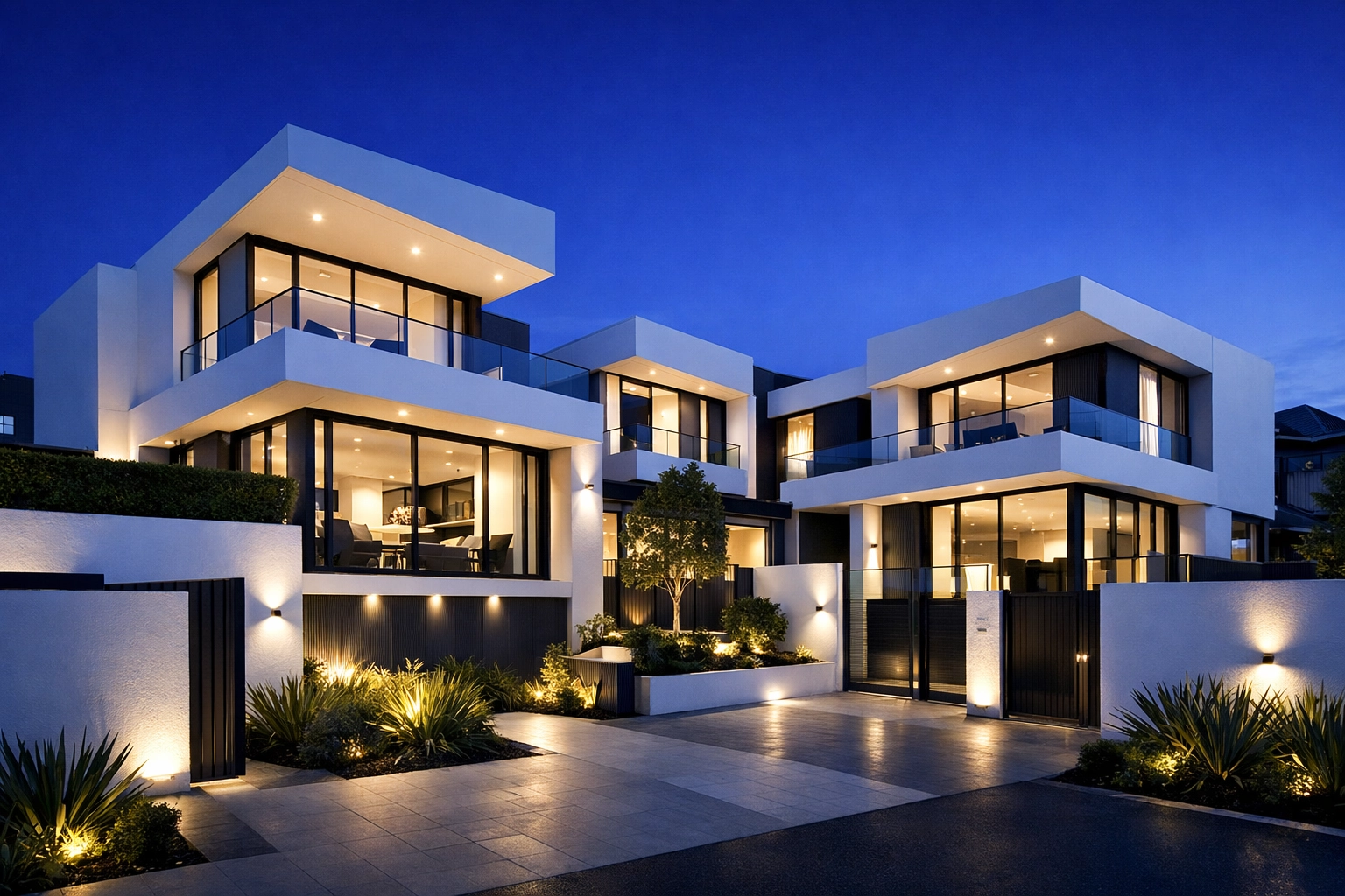 High-yield Melbourne co-living investment property under a blue twilight sky for an SMSF portfolio.