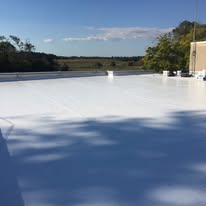 White TPO commercial roof