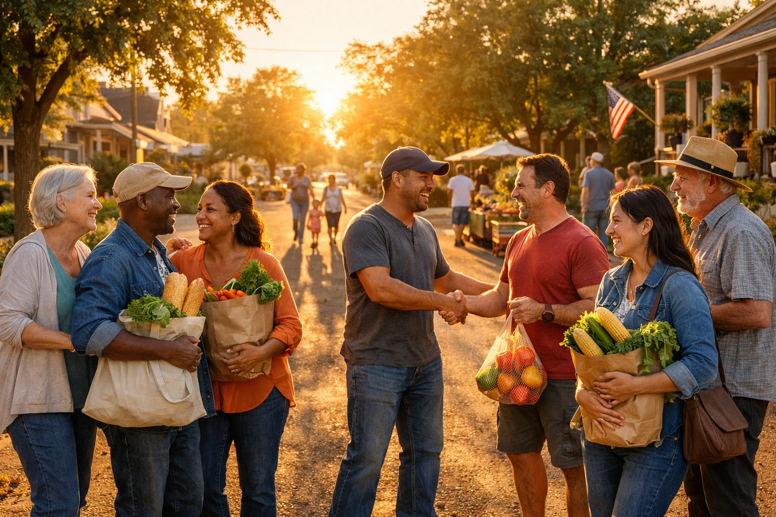 Residents rebuilding with dignity using community emergency assistance NJ food resources.