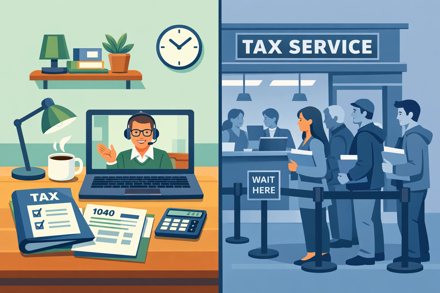 Concierge tax preparation vs big box tax chains personalized service comparison