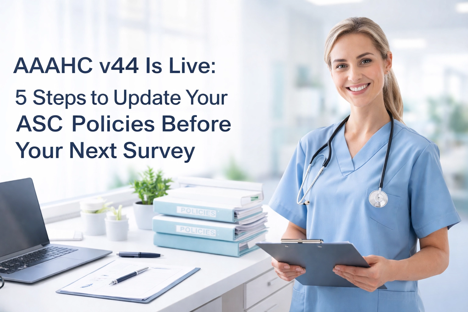 [HERO] AAAHC v44 Is Live: 5 Steps to Update Your ASC Policies Before Your Next Survey