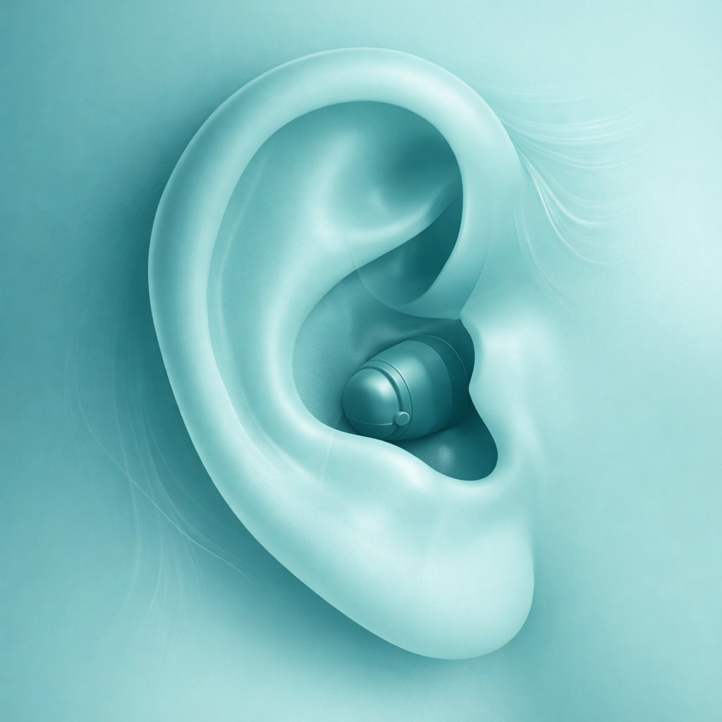 Invisible Tech: A Deep Dive into the Latest IIC and CIC Models Discreet IIC hearing aid sitting deep inside an ear canal for maximum invisibility.