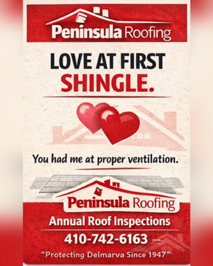 Peninsula Roofing Company promotional graphic
