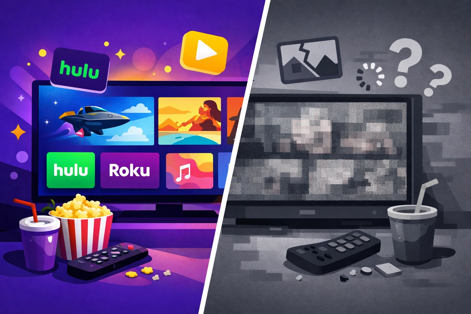 Premium CTV inventory on Hulu and Roku versus low-quality streaming ad placements