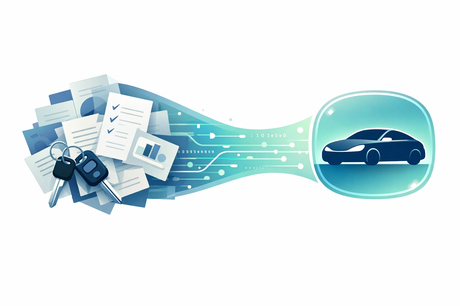 Digital automation for car rental business transforming manual tasks into streamlined fleet management.