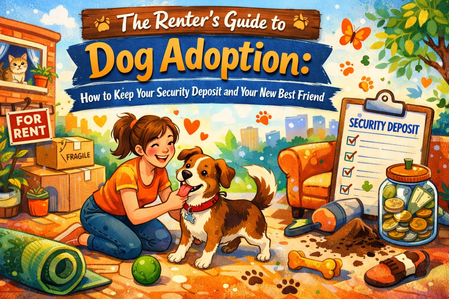 [HERO] The Renter’s Guide to Dog Adoption: How to Keep Your Security Deposit and Your New Best Friend