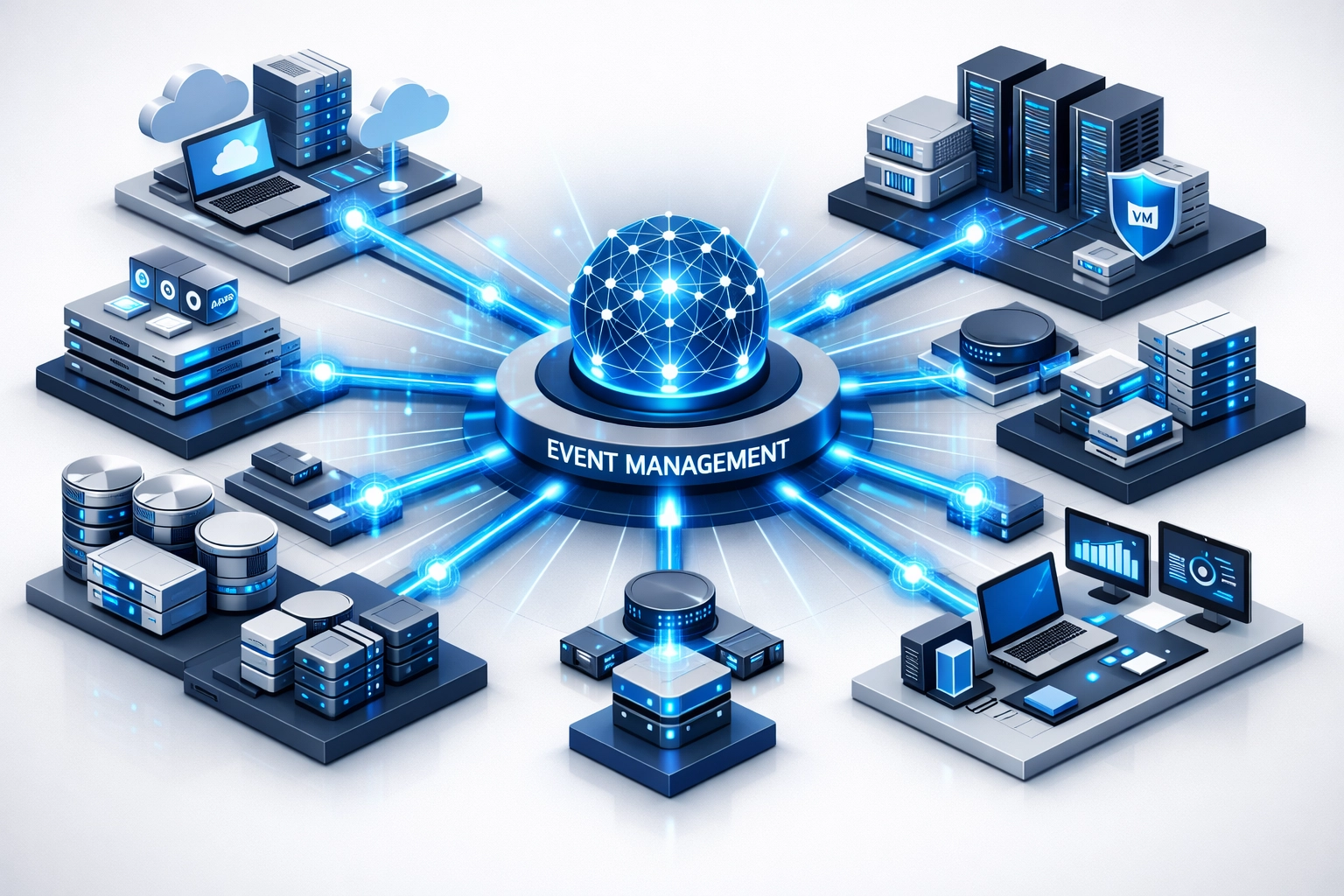 ServiceNow Event Management enterprise infrastructure integration and connectivity