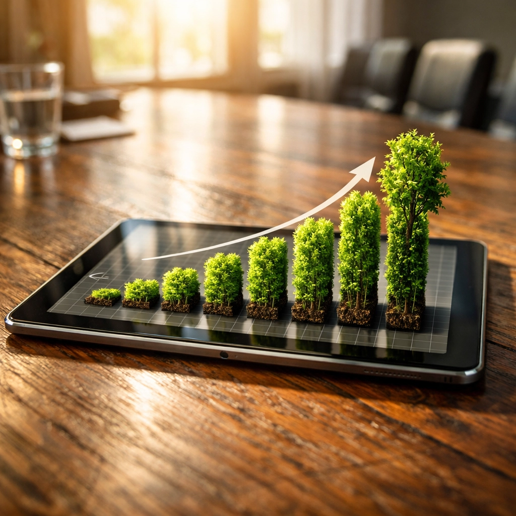 Business growth and ROI tracking using integrated CRM and marketing automation software.