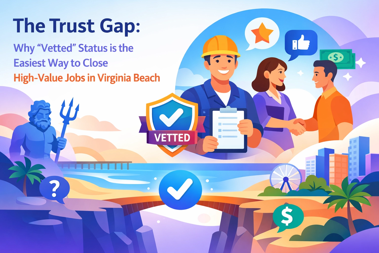 The Trust Gap: Why Vetted Status helps contractors close high-value jobs in Virginia Beach
