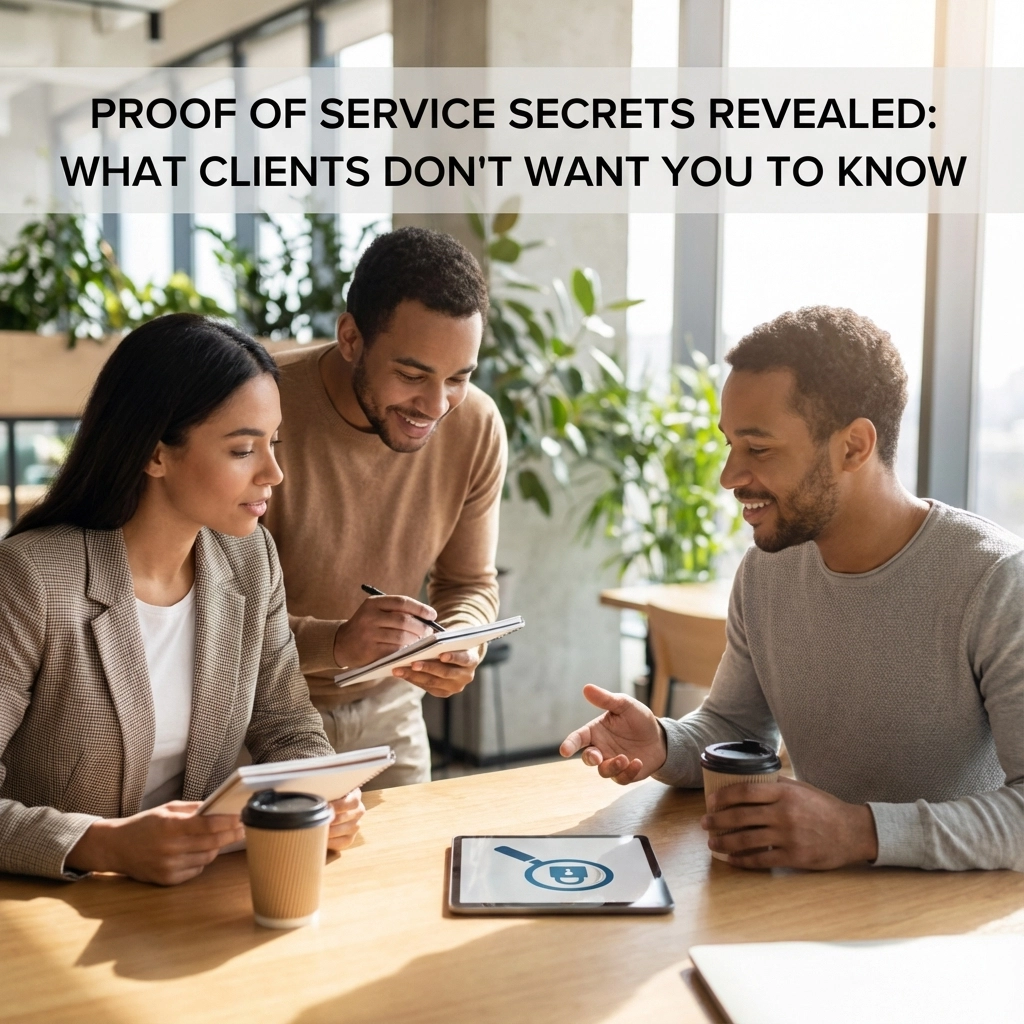Proof of Service Secrets Revealed: What Clients Don't Want You to Know