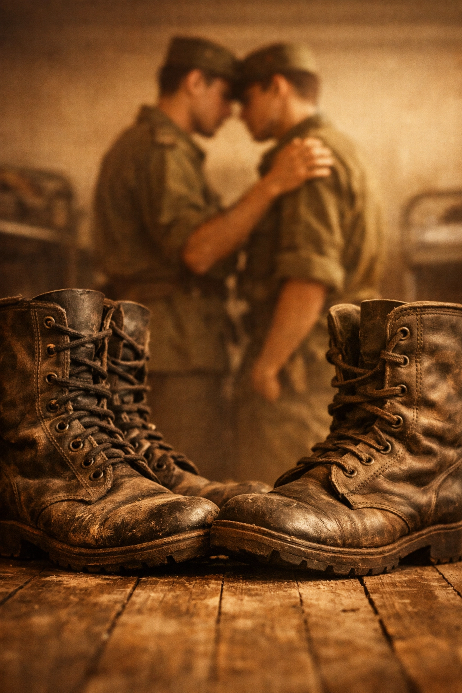 Yugoslav army soldiers saying goodbye after military service, LGBTQ+ history moment