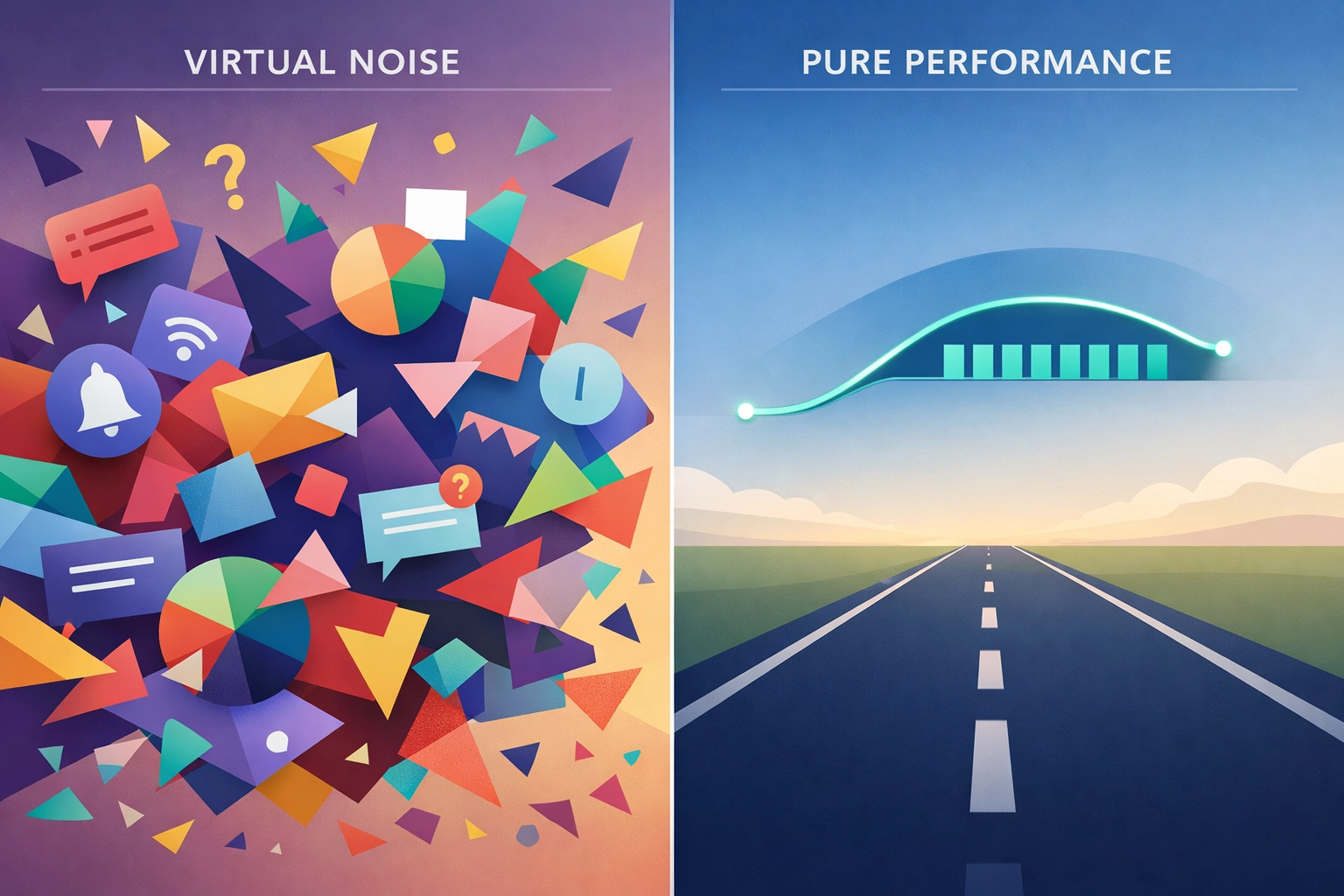Clean cycling power curve illustrating the difference between structured training and virtual distractions.
