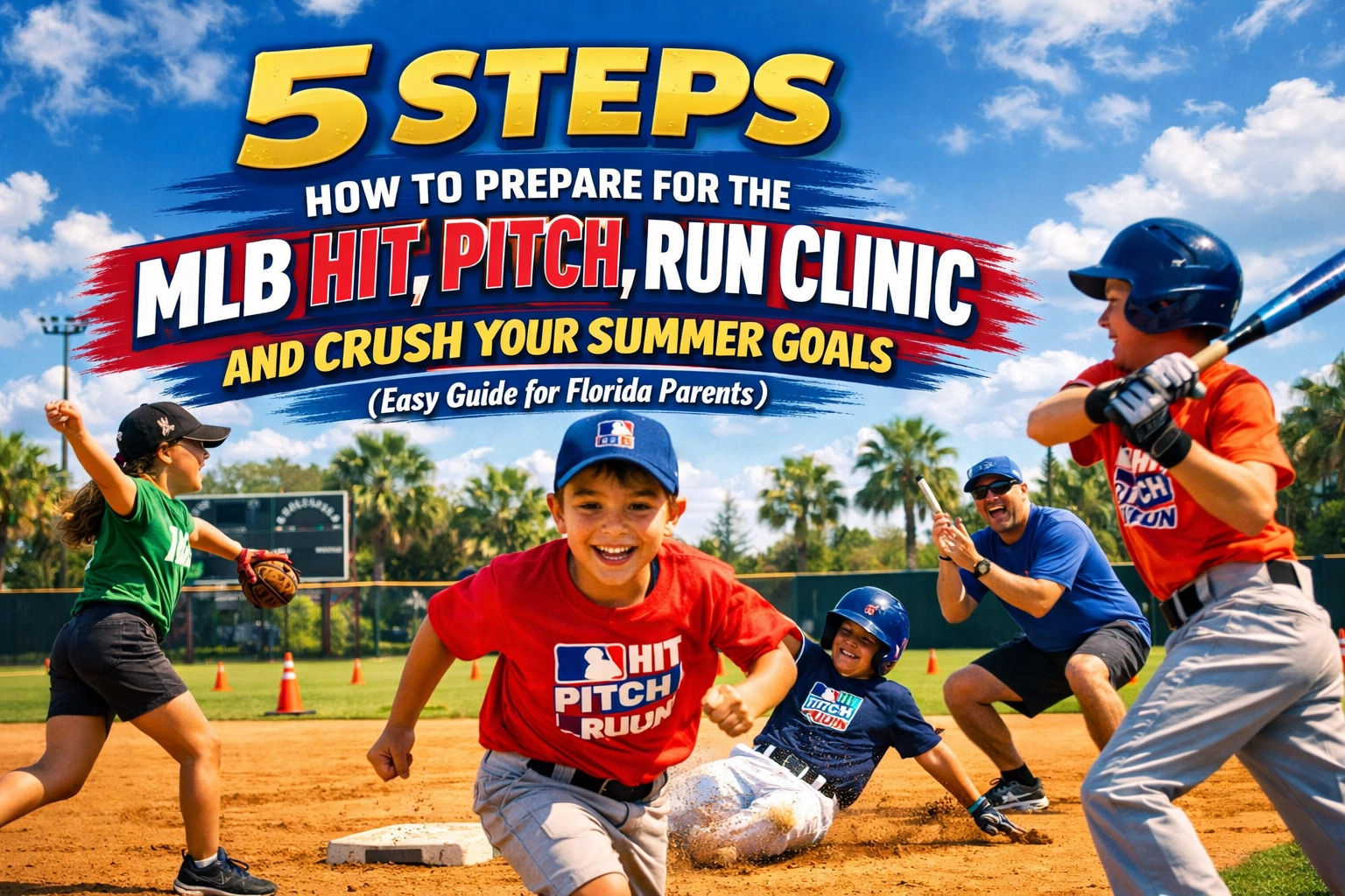 [HERO] 5 Steps How to Prepare for the MLB Hit, Pitch, Run Clinic and Crush Your Summer Goals (Easy Guide for Florida Parents)