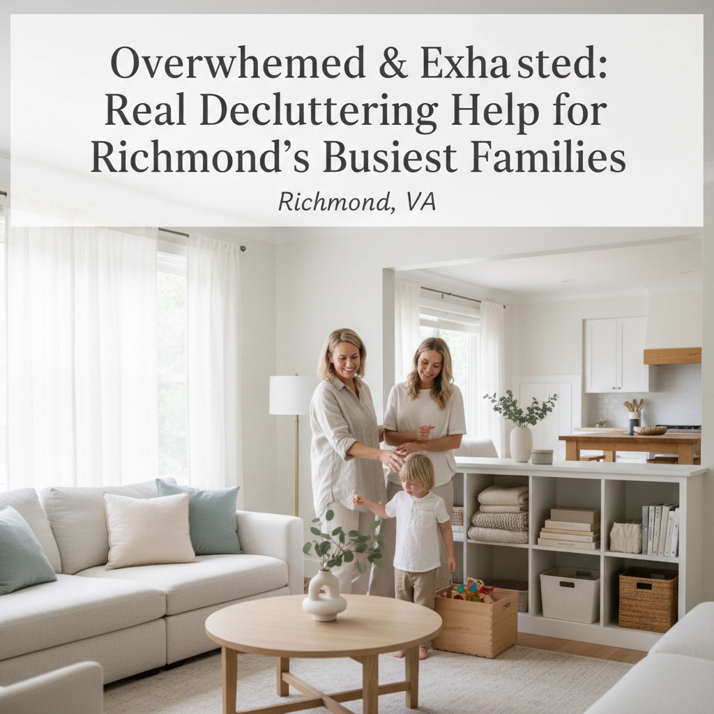Overwhelmed & Exhausted: Real Decluttering Help for Richmond's Busiest Families
