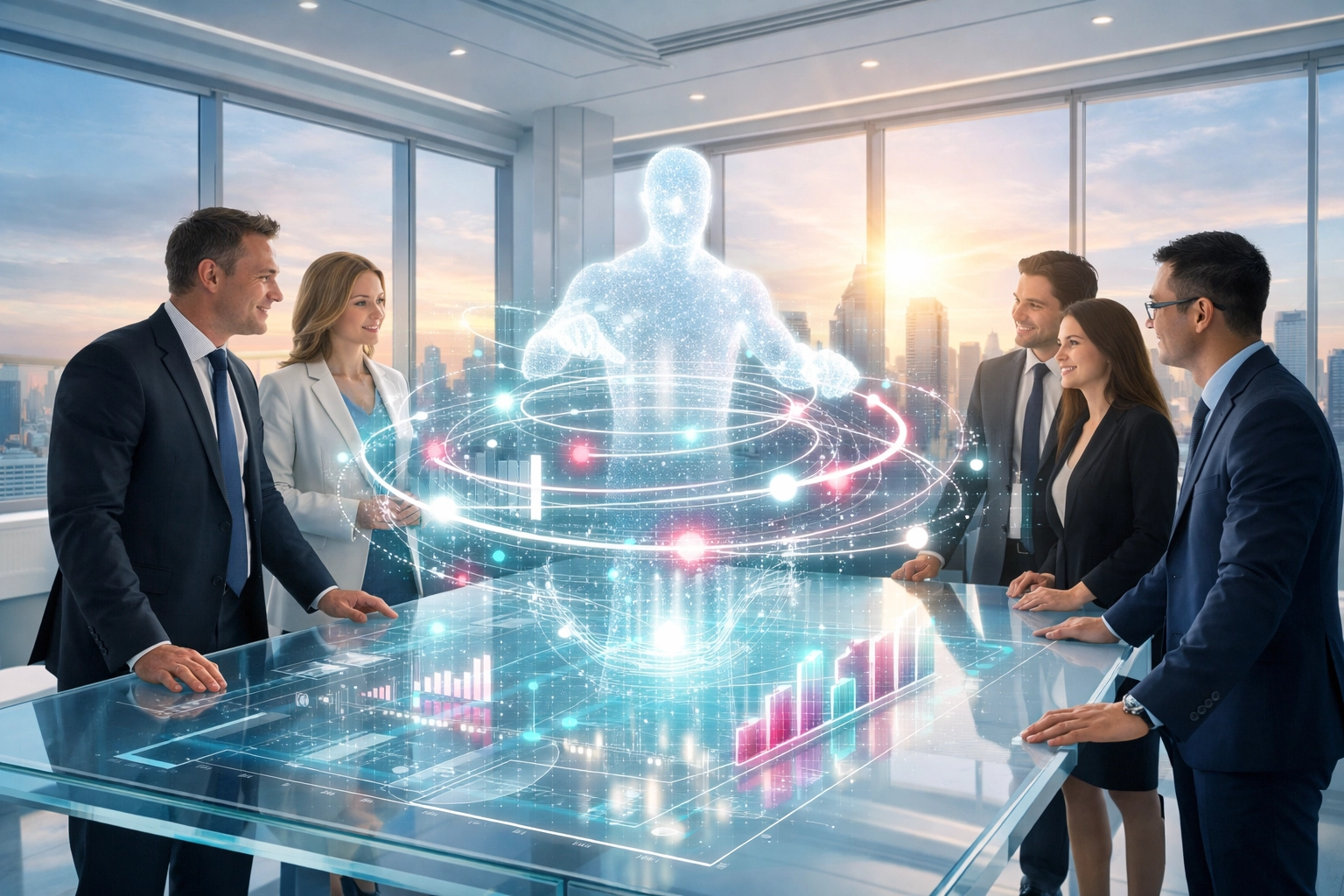 Professionelle KI-Weiterbildung im Team zur Stärkung der Mitarbeiterbindung und Expertise.