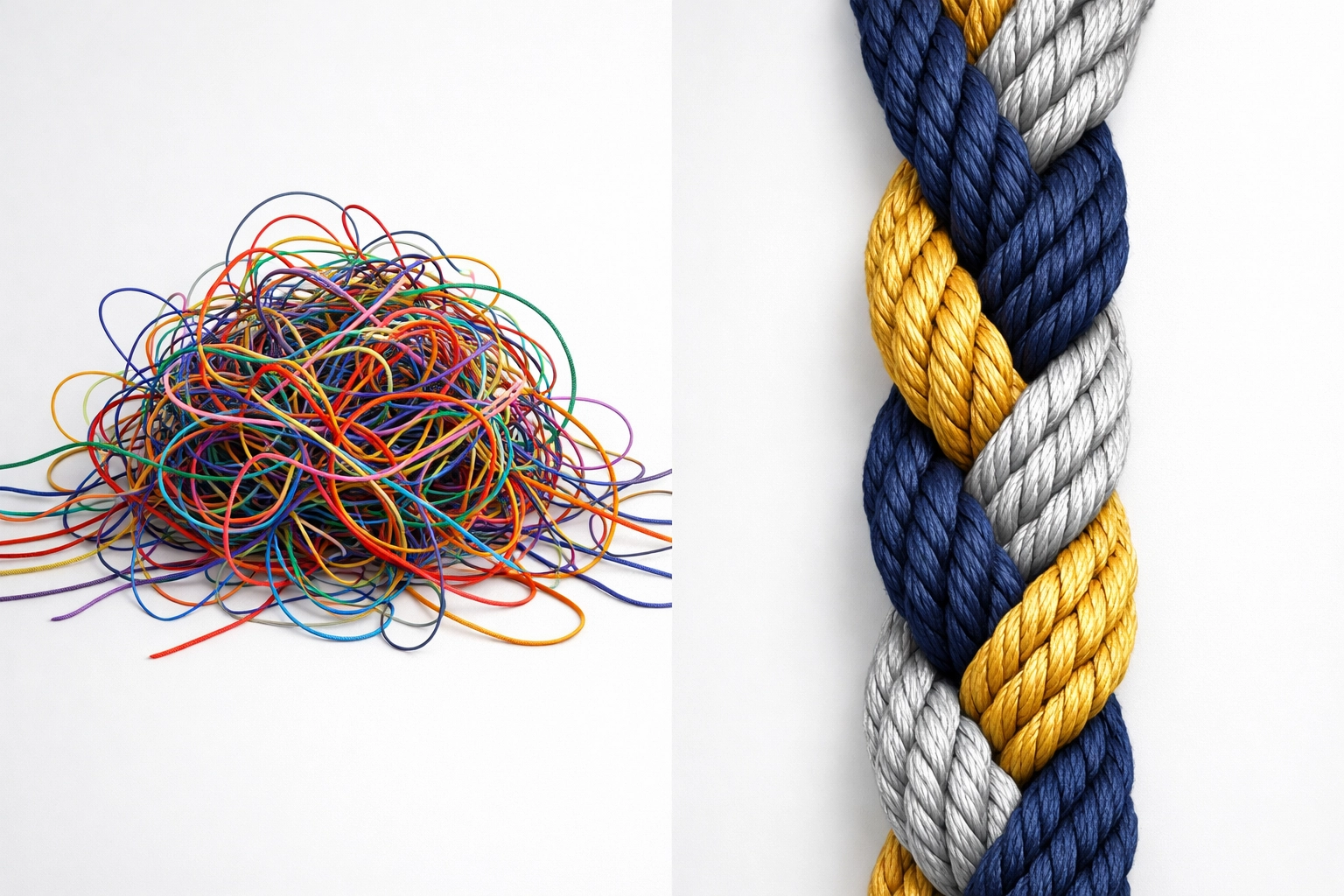 Comparison of complex tangled portfolio versus focused asset allocation approach