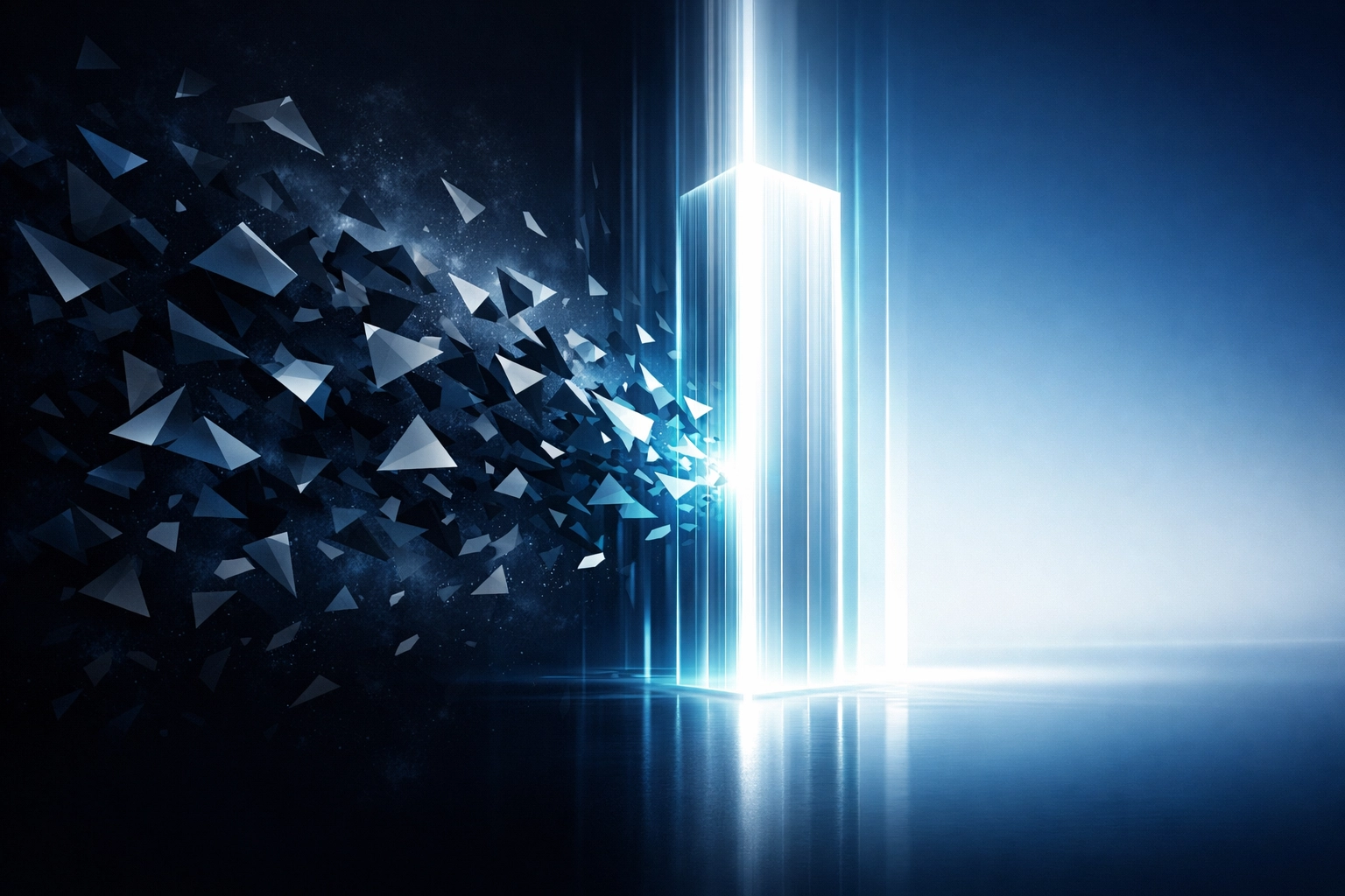 Centralized data visualization showing the transition from fragmented silos to organized operational clarity.