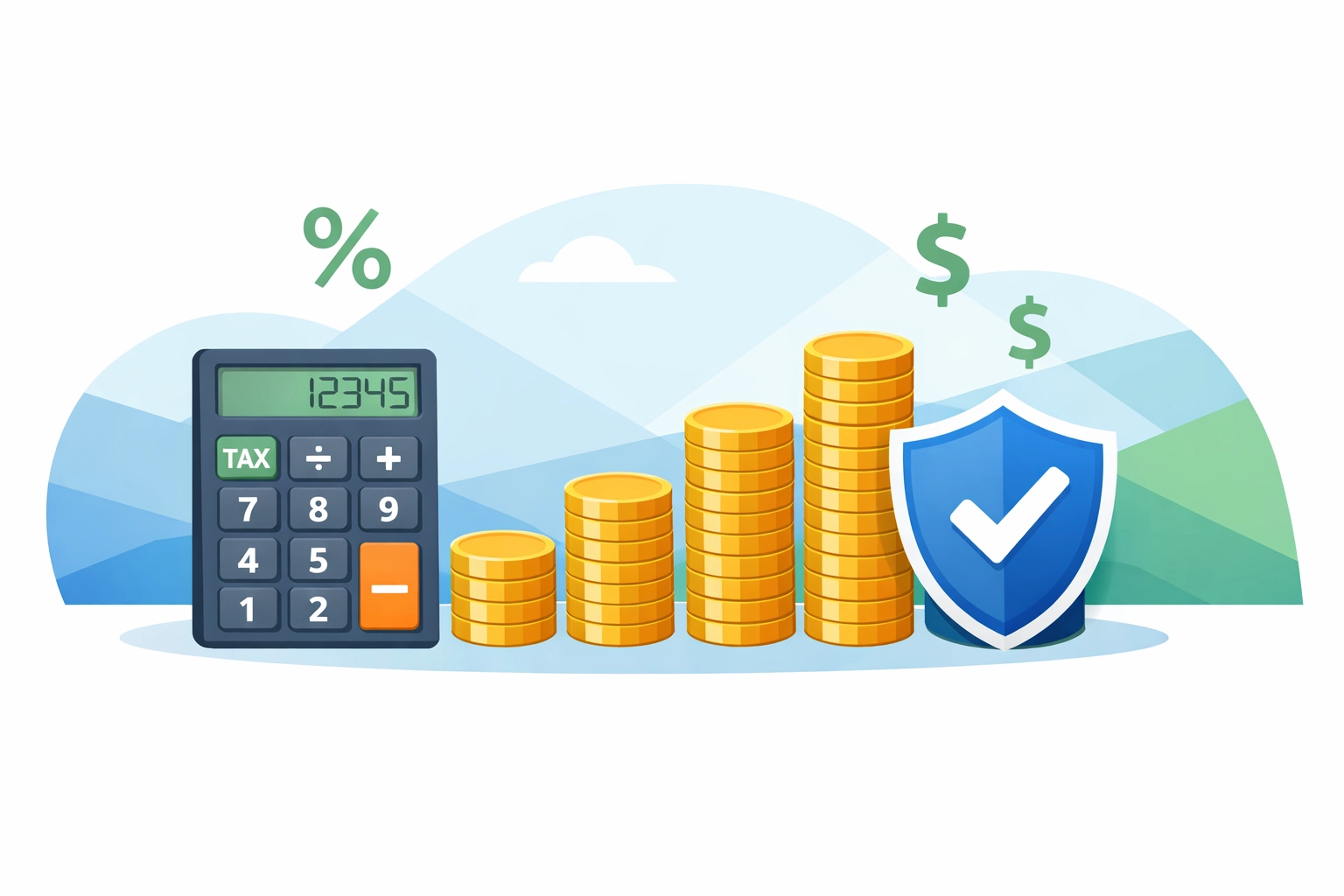 Tax savings from retirement contributions illustrated with protected growth
