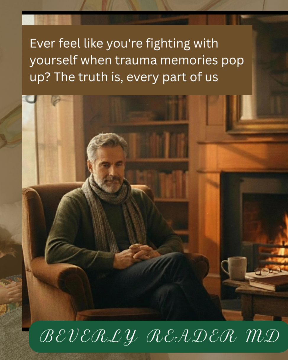 Middle-aged Man in Cozy Therapy Office