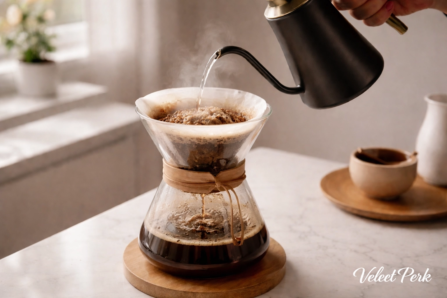 Chemex Pour-Over at Velvet Perk