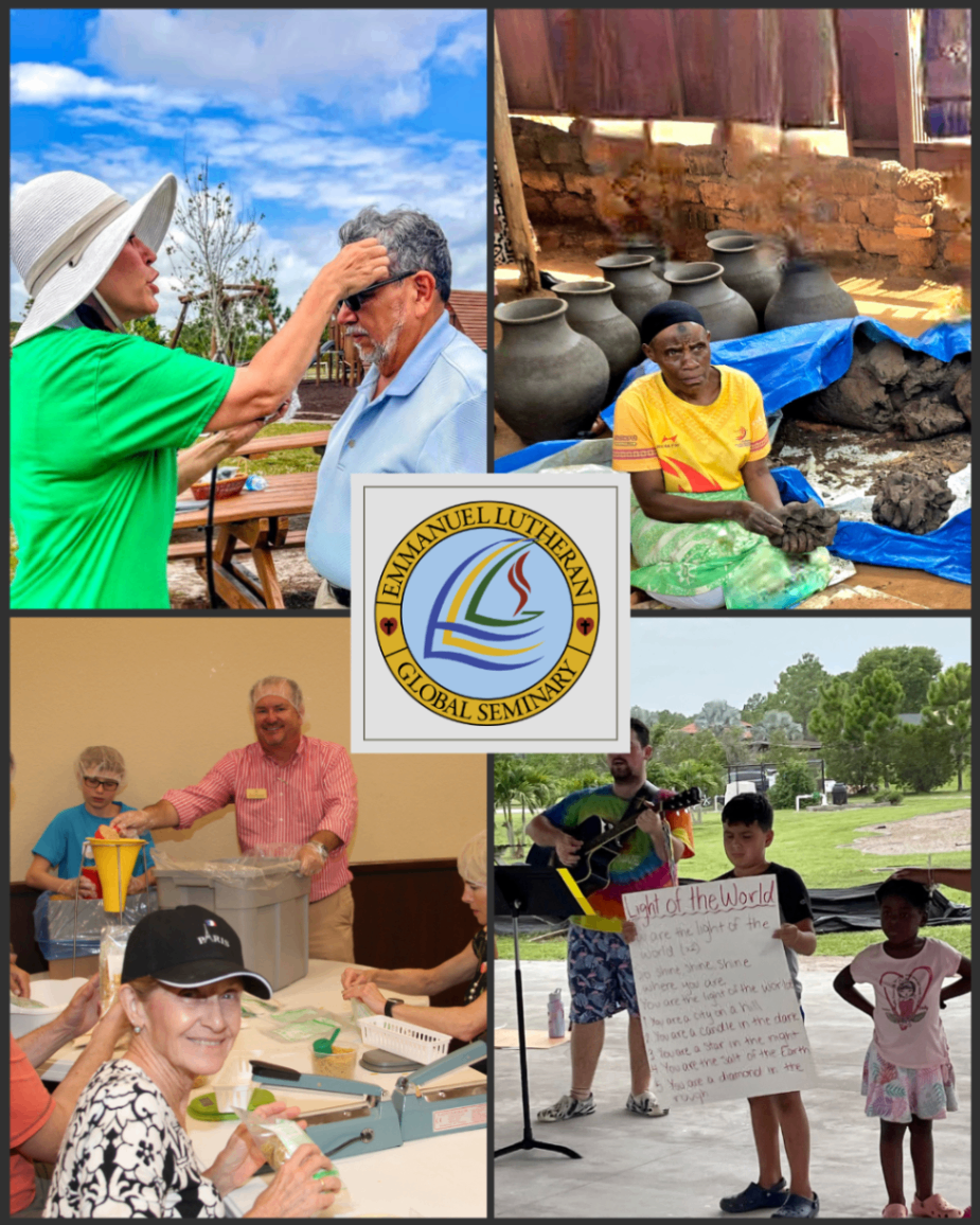 Collage of ministry activities