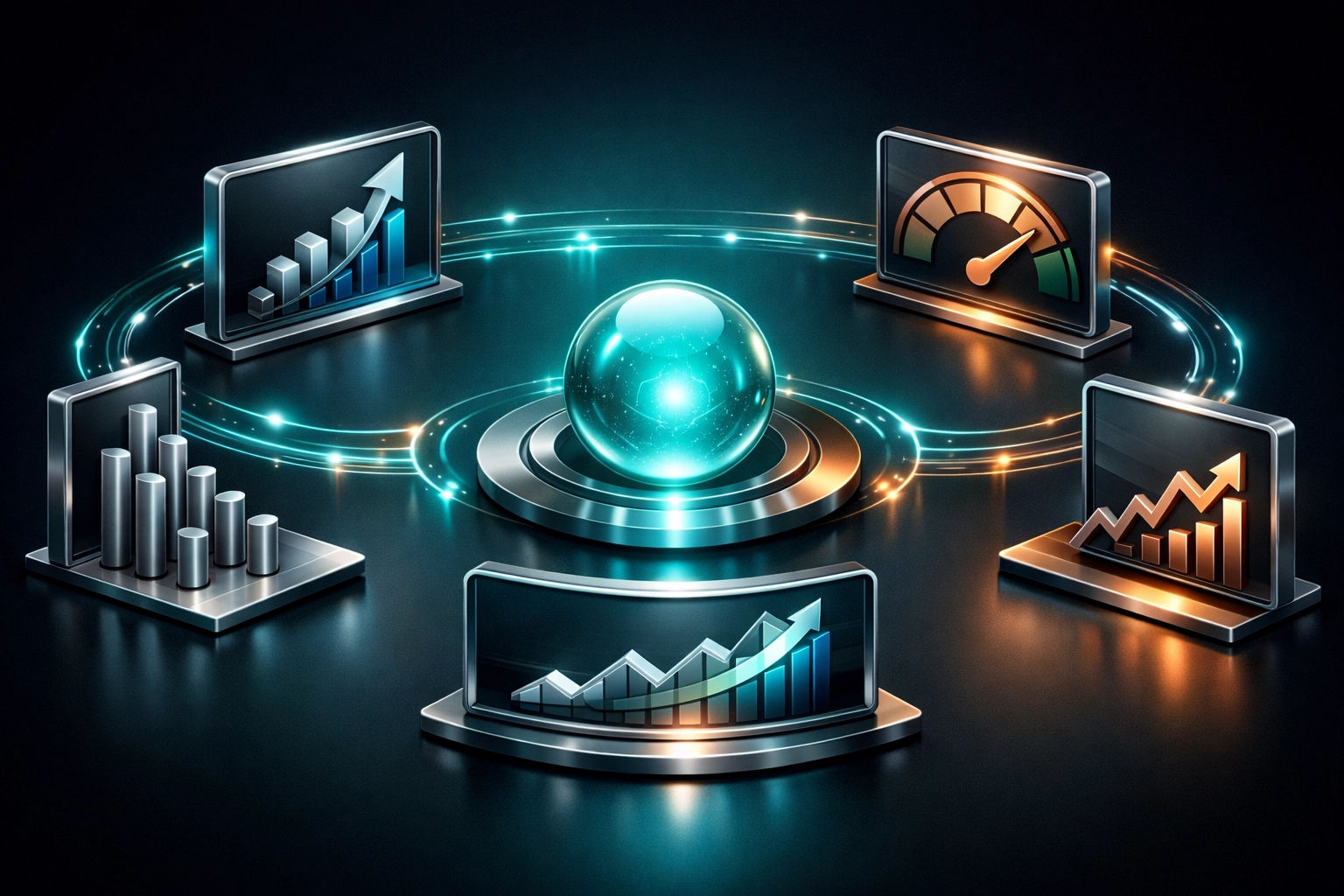 Performance metrics dashboard showing Core Web Vitals and conversion rate improvements