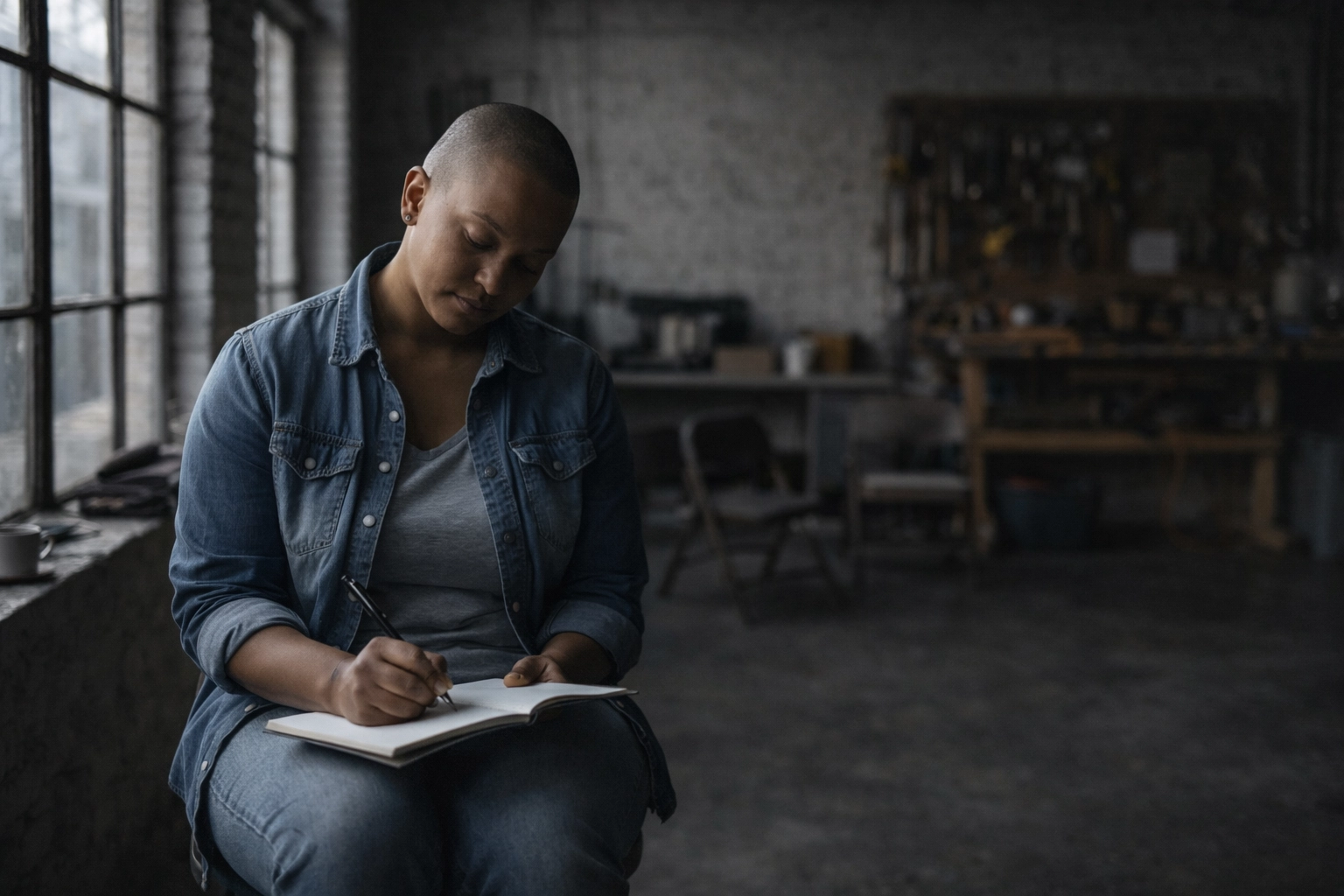 A person reflecting with relief in a brave space, demonstrating the power of vulnerability in mental health recovery.