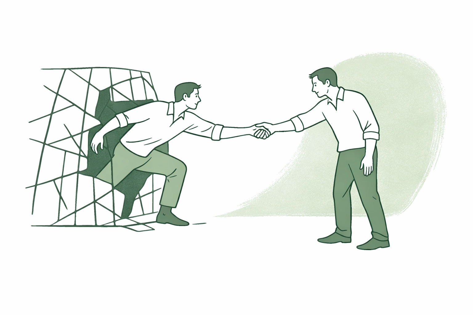 A man escapes a symbolic gilded cage to find an intense emotional connection in a psychological MM romance.