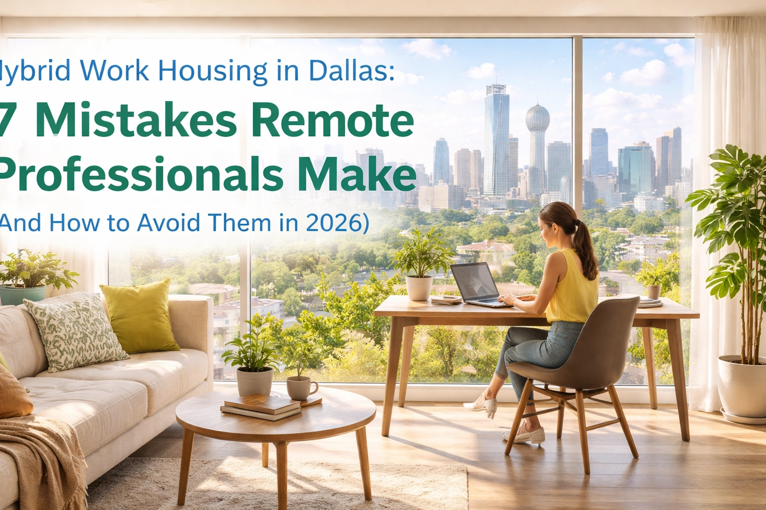 [HERO] Hybrid Work Housing in Dallas: 7 Mistakes Remote Professionals Make (And How to Avoid Them in 2026)