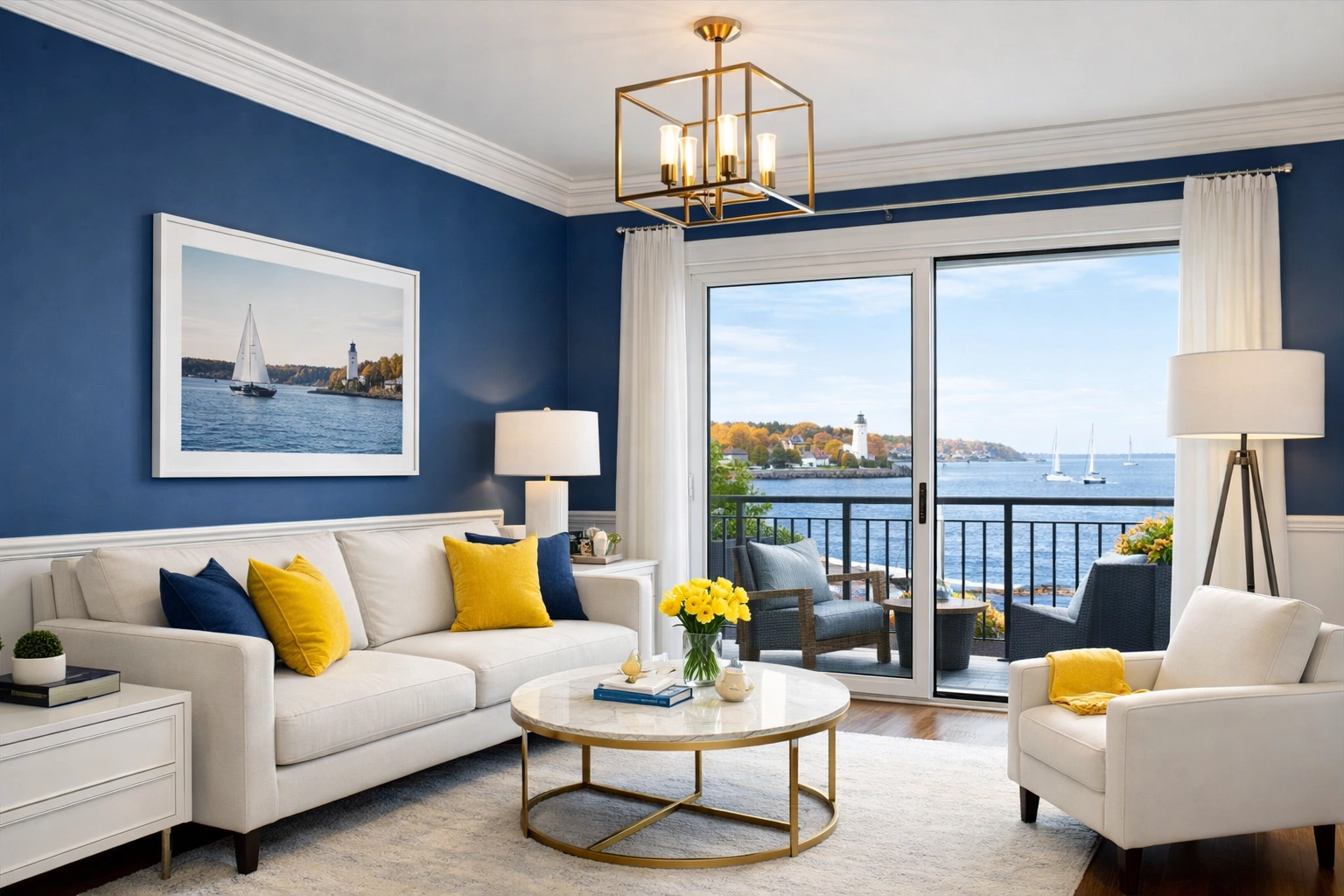 Spotless modern apartment interior featuring professional deep cleaning services in Leominster, MA.