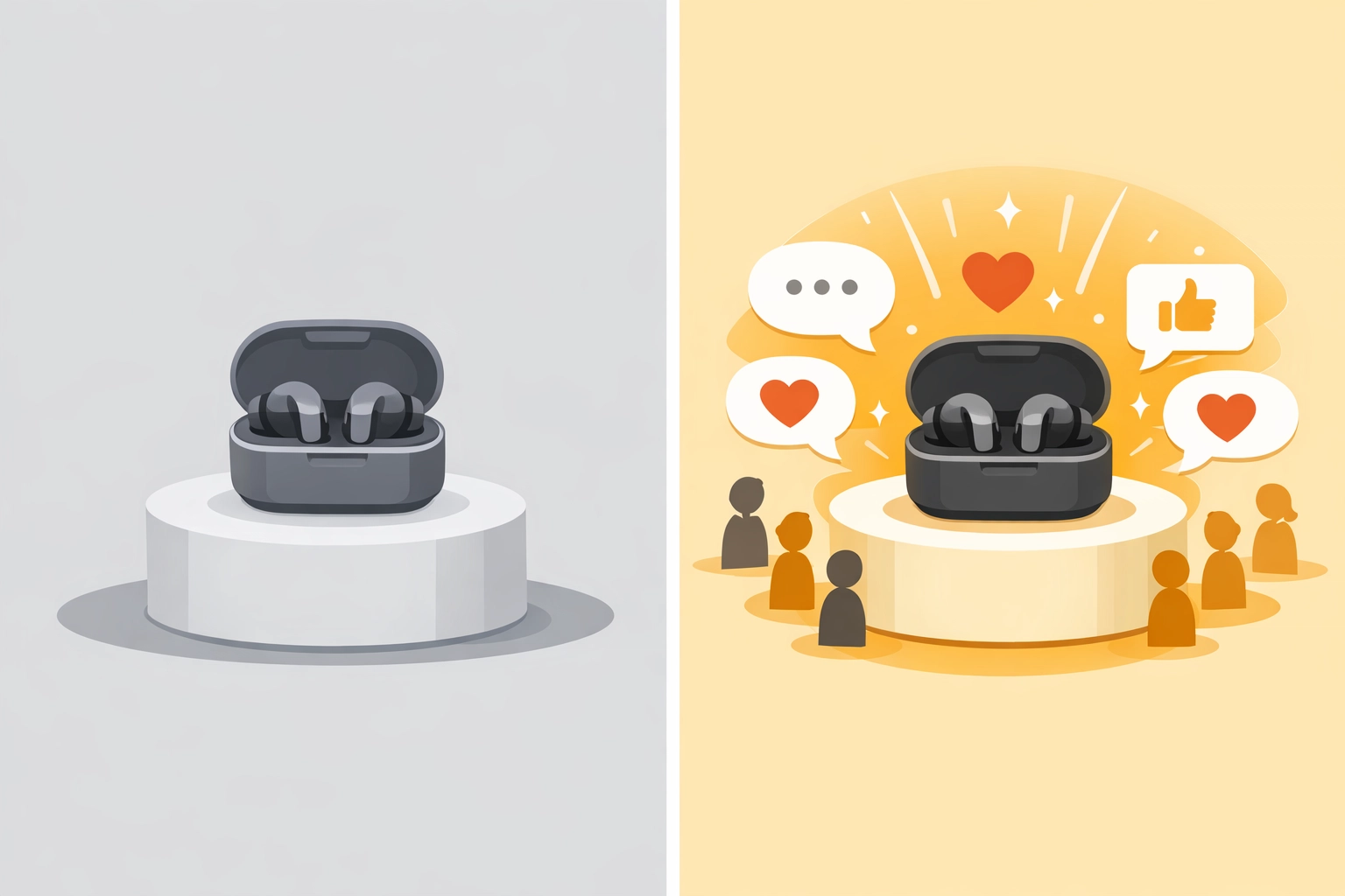 Comparison of static e-commerce versus interactive live shopping with real-time engagement