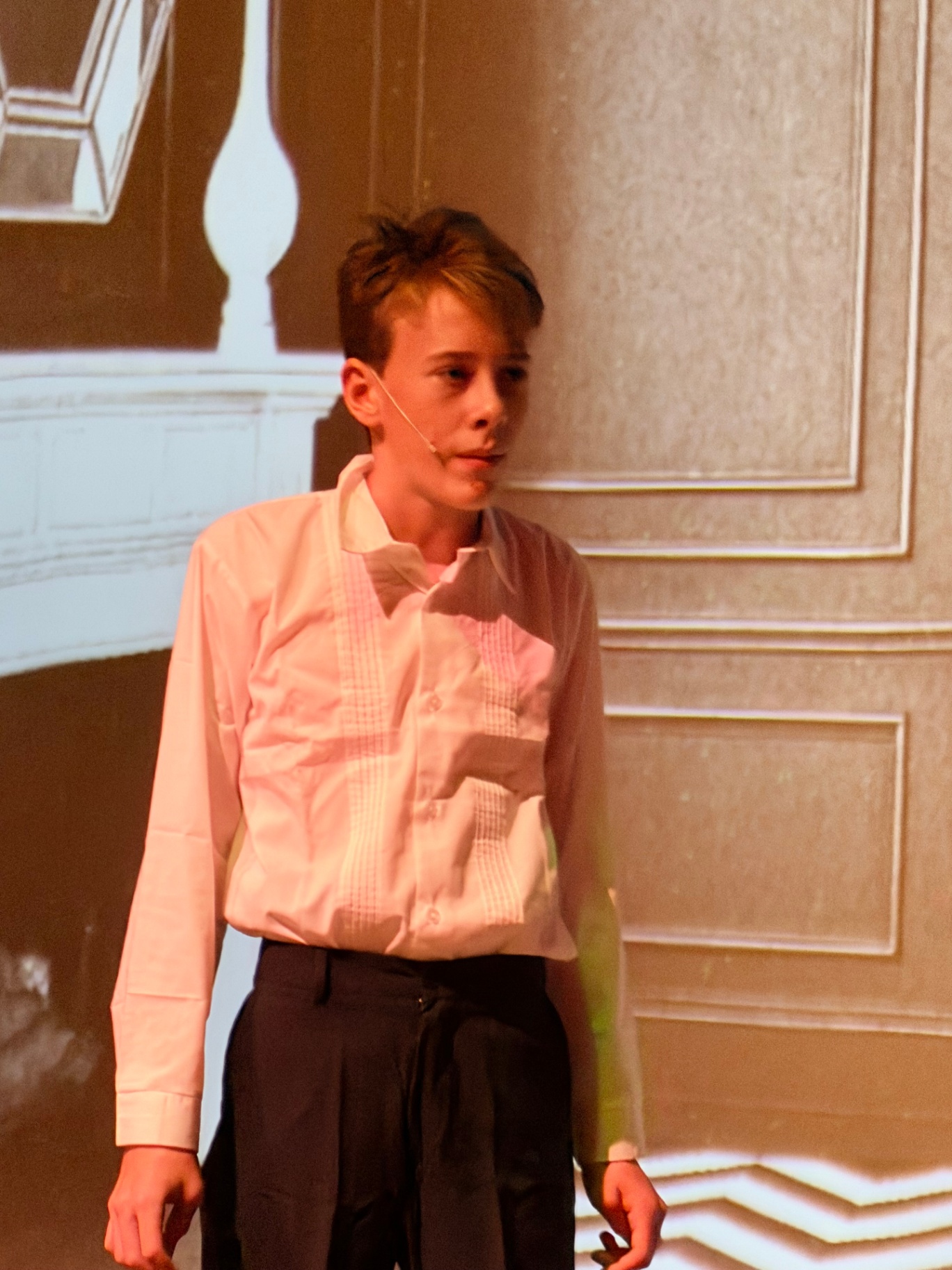 Student Actor Performing on Stage