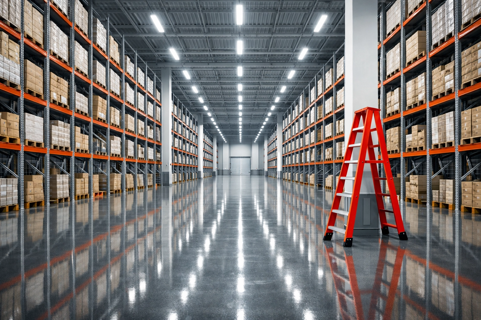 State-of-the-art warehouse and fulfilment center in Hertford offering secure pallet storage for businesses.