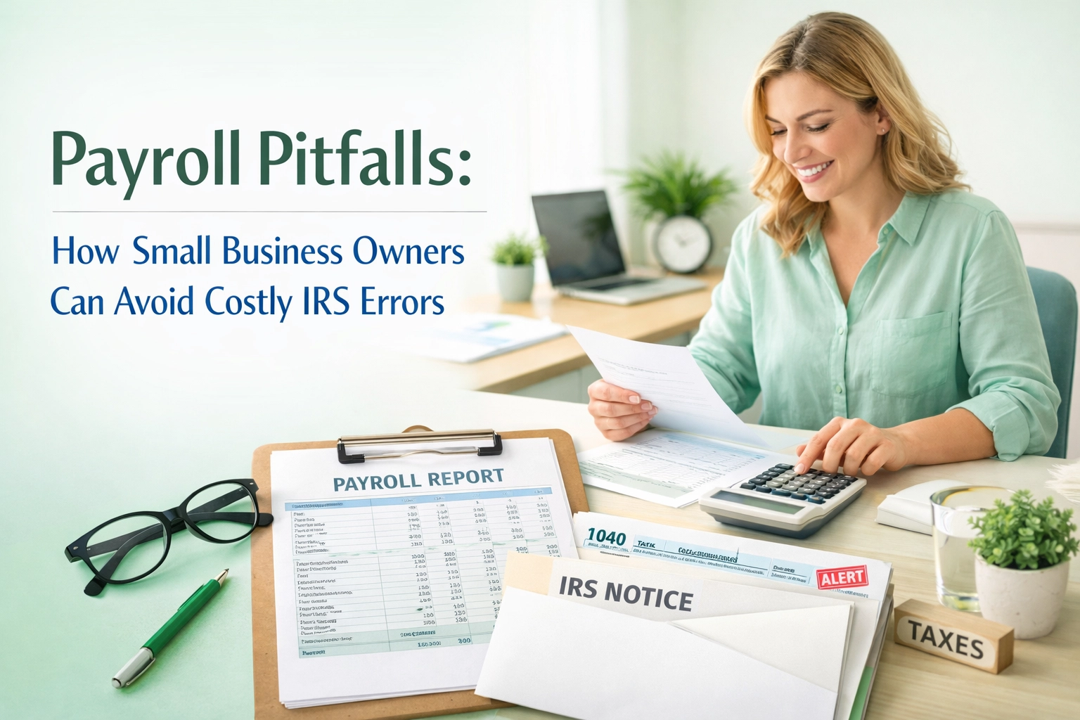 [HERO] Payroll Pitfalls: How Small Business Owners Can Avoid Costly IRS Errors