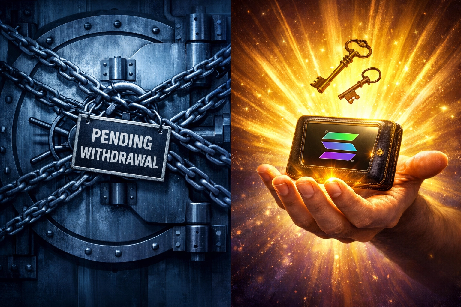 Self-custody wallet freedom versus custodial payment processor withdrawal restrictions comparison