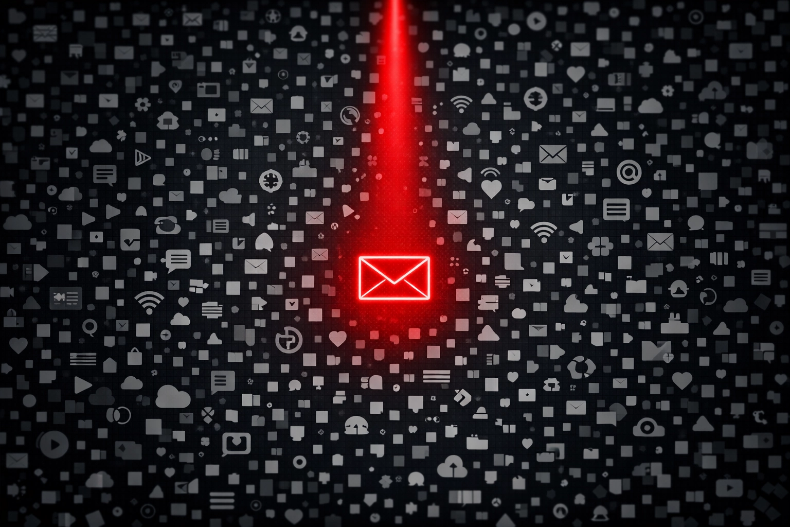 Personalized message cutting through marketing noise and customer attention overload