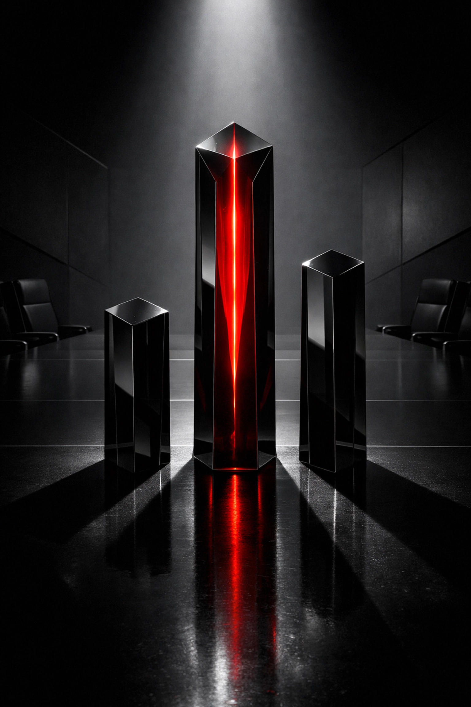 Three pillars representing the structured hierarchy of a private sector trust and the role of a trustee.