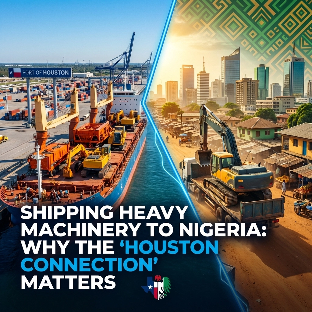 Alt text: Aerial view of Houston industrial district with oil refineries and shipping yards