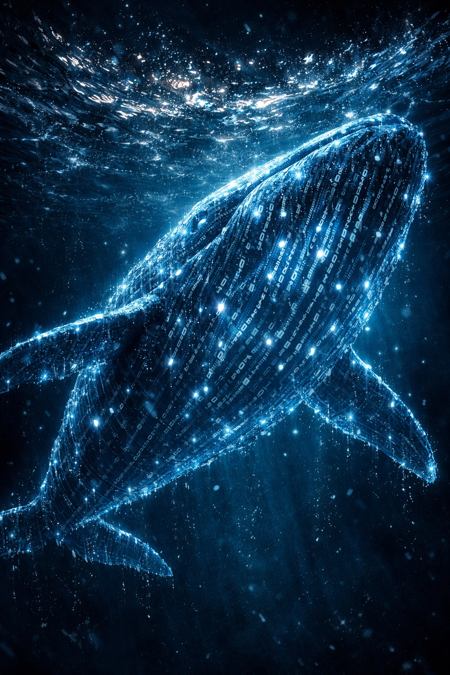 Visual representation of institutional whale movements and high-value dark pool prints in financial markets.