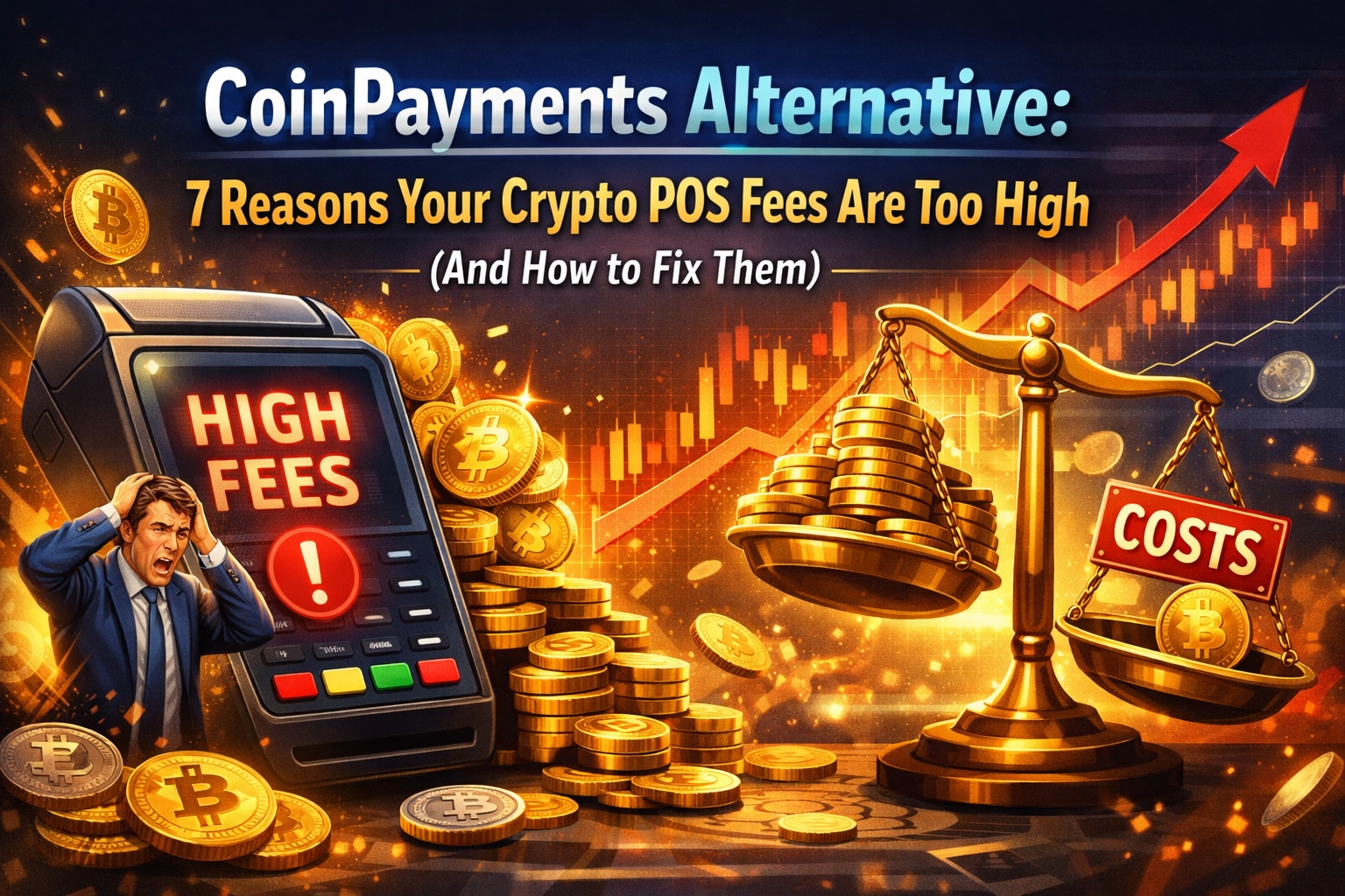 [HERO] CoinPayments Alternative: 7 Reasons Your Crypto POS Fees Are Too High (And How to Fix Them)